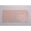 for Swimming Pool Decorative Hot Melting Glass Pink Mosaic Tile